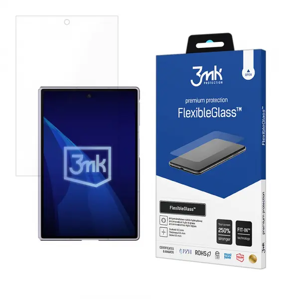Folie de protectie Ecran Exterior 3MK FlexibleGlass pentru Samsung Galaxy Z Fold8 F971, Sticla Flexibila, Full Glue