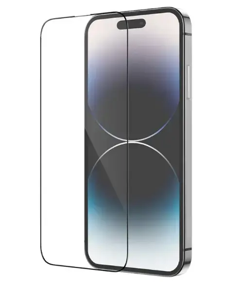 Folie de protectie Ecran HOCO pentru Apple iPhone 14 Pro Max, Sticla Securizata, Full Glue, Set 25 bucati, Neagra