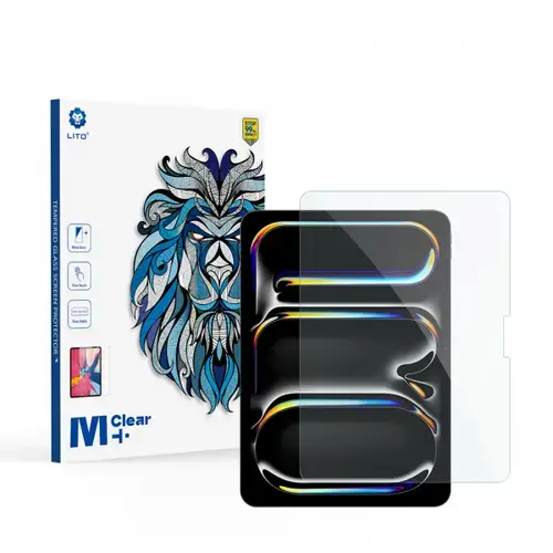 Folie de protectie Ecran Lito Classic pentru Apple iPad Pro 11 (2024), Sticla Securizata, Full Glue, 2.5D