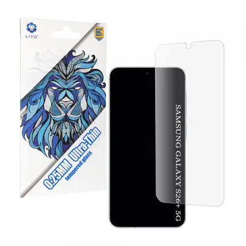 Folie de protectie Ecran Lito Classic Ultra Thin pentru Samsung Galaxy S26 Plus, Sticla Securizata, Full Glue, 2.5D