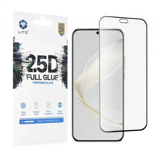 Folie de protectie Ecran Lito pentru Huawei nova 12s / nova 11, Sticla Securizata, Full Glue, 2.5D
