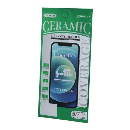 Folie de protectie Ecran OEM Ceramic pentru Samsung Galaxy A05s A057, Sticla Securizata, Full Glue, 9D