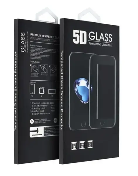 Folie de protectie Ecran OEM pentru Apple iPhone 11 Pro / XS / X, Sticla Securizata, Full Glue, 5D