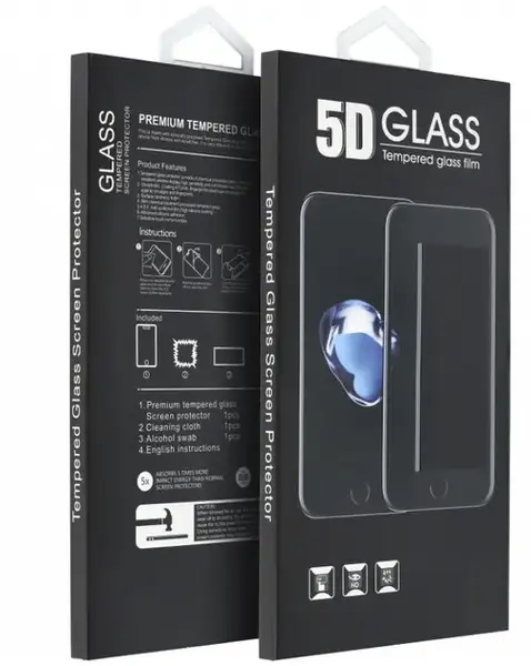 Folie de protectie Ecran OEM pentru Samsung Galaxy A37 5G, Sticla Securizata, Full Glue, 5D, Neagra