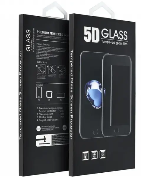 Folie de protectie Ecran OEM pentru Samsung Galaxy A57 5G, Sticla Securizata, Full Glue, 5D, Neagra