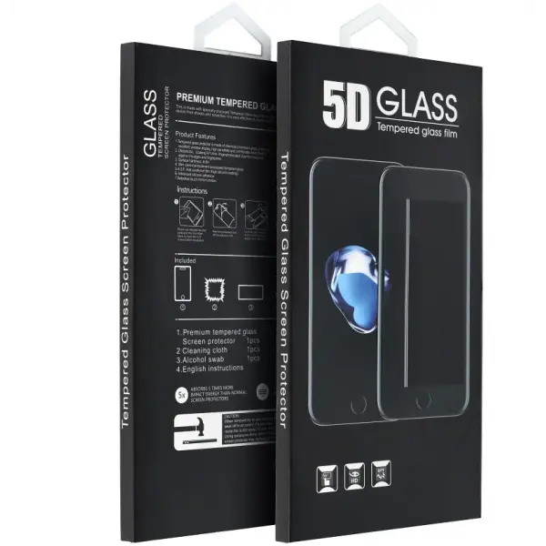 Folie de protectie Ecran OEM pentru Xiaomi Redmi Note 15 Pro 4G / Note 15 Pro 5G, Sticla Securizata, Full Glue, 5D, Neagra