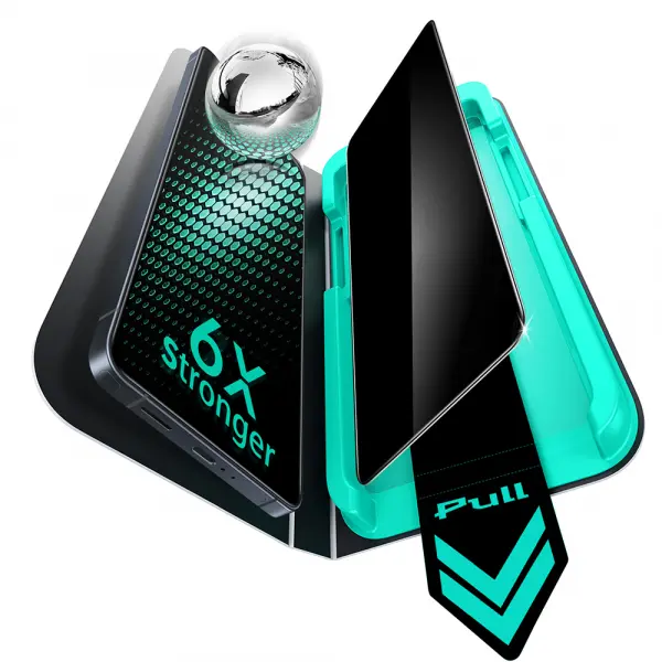 Folie de protectie Ecran Privacy ESR Armorite pentru Samsung Galaxy S26 Ultra S948, Sticla Securizata, Full Glue