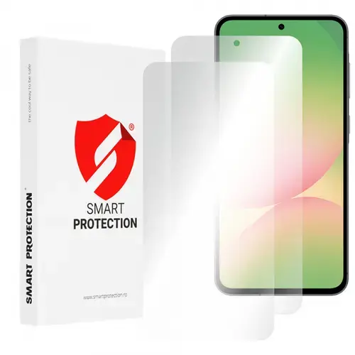 Folie de protectie Ecran Smart Protection Premium Classic pentru Samsung Galaxy A57 5G, Plastic, Set 2 bucati