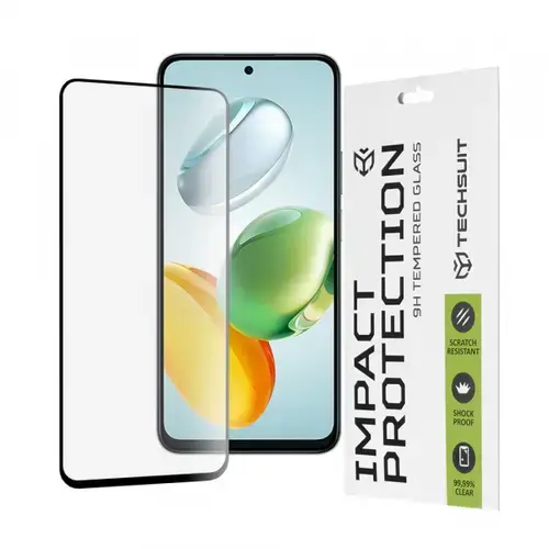Folie de protectie Ecran Techsuit pentru Honor X7c / 200 Smart, Sticla Securizata, Full Glue, 111D