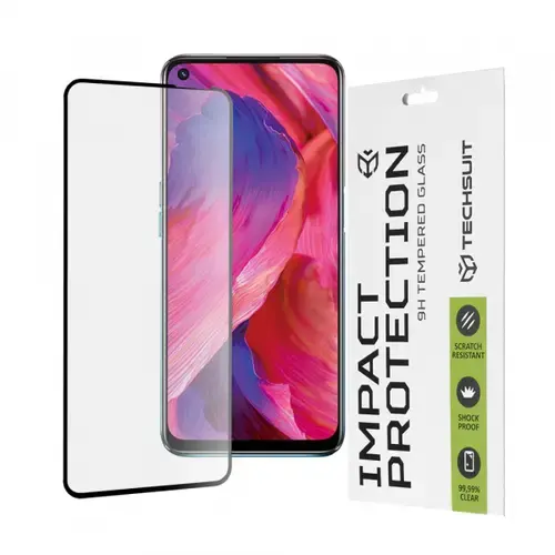 Folie de protectie Ecran Techsuit pentru OnePlus Nord N200 5G / Oppo A74 5G / A54 5G, Sticla Securizata, Full Glue, 111D