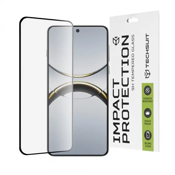 Folie de protectie Ecran Techsuit pentru Oppo Find X8 Pro, Sticla Securizata, Full Glue, 111D, Neagra