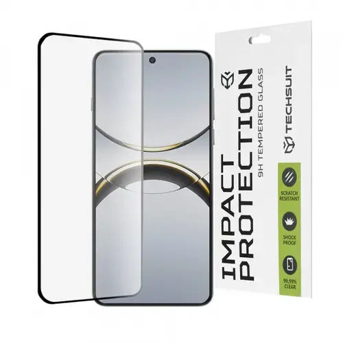 Folie de protectie Ecran Techsuit pentru Oppo Find X8 Pro, Sticla Securizata, Full Glue, 111D