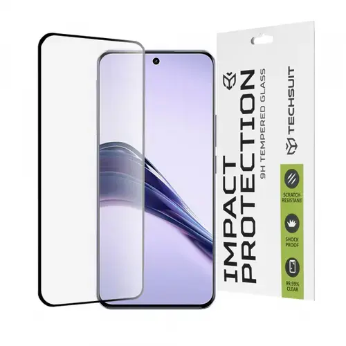 Folie de protectie Ecran Techsuit pentru Realme 13 Pro / 13 Pro+, Sticla Securizata, Full Glue, 111D