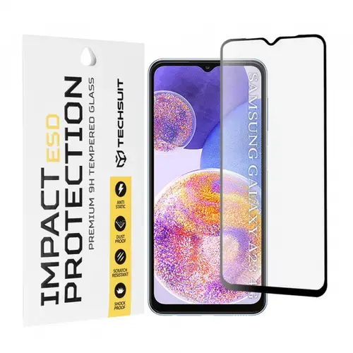 Folie de protectie Ecran Techsuit pentru Samsung Galaxy M13 M135 / F13 E135 / A23 5G A236 / A23 A235 / M23 M236, Sticla Securizata, Full Glue