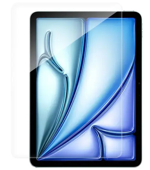 Folie de protectie Ecran WZK pentru Apple iPad Air 11 (2024), Sticla Securizata, Full Glue