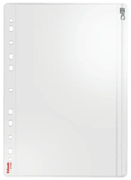 Folie de protectie Esselte A4 cu fermoar lateral 200 microni 5 bucati/set Folie de protectie Esselte A4 cu fermoar lateral 200 microni 5 bucati/set