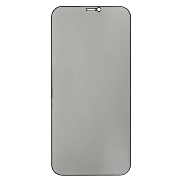 Folie de sticla securizata DEPOX pentru protectie compatibila iPhone 12 Pro Max, 3D, Anti-spy, neagra, acoperire full-cover