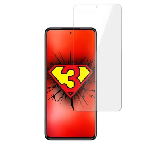 Folie ecran 3MK FlexibleGlass, pentru Poco X3 NFC / Poco X3 Pro, Structura Incasabila, 7H, 0.3 mm, Transparenta