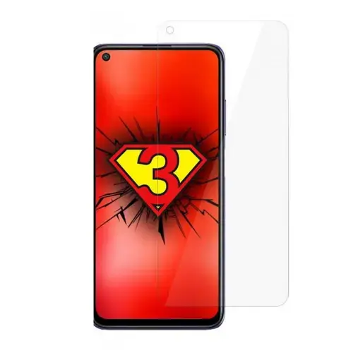 Folie ecran 3MK FlexibleGlass, pentru Xiaomi Redmi Note 9T 5G, Structura Incasabila, 7H, 0.3 mm, Transparenta