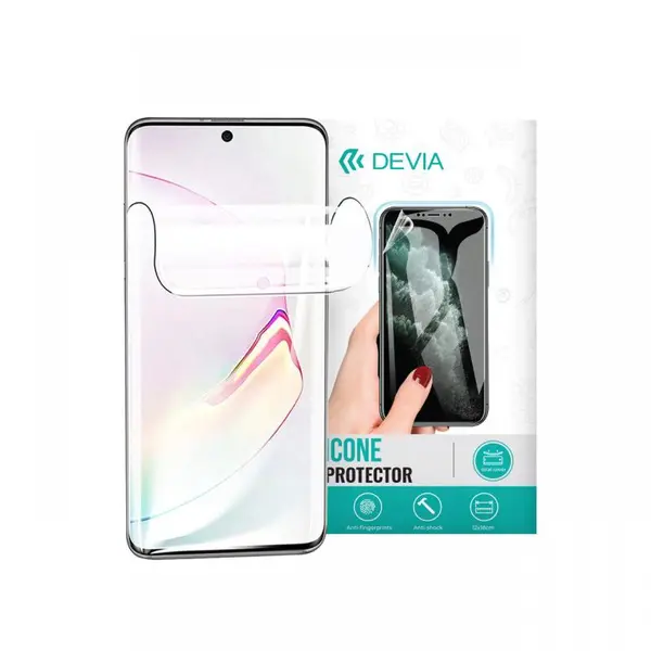 Folie iPhone 14 / iPhone 13 / iPhone 13 Pro Devia Silicon Antibacterian