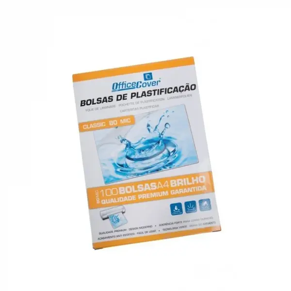 Folie lucioasa de laminat A4,80 microni,100 bucati set