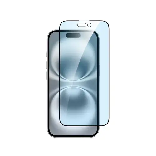 Folie protectia Dviced DV520016, Sticla securizata, Anti lumina albastra, pentru iPhone 16, cu aplicator (Tranpsarent)