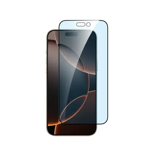 Folie protectia Dviced DV520018, Sticla securizata, Anti lumina albastra, pentru iPhone 16 Pro, cu aplicator (Tranpsarent)