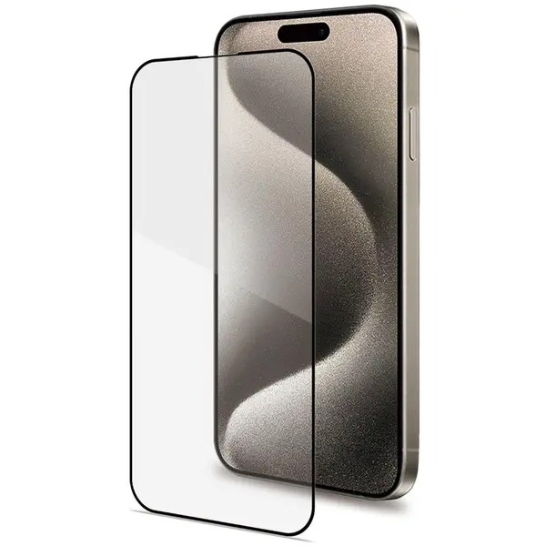 Folie protectie Celly Full Glass pentru iPhone 15 Pro Max, Sticla Securizata, Transparenta