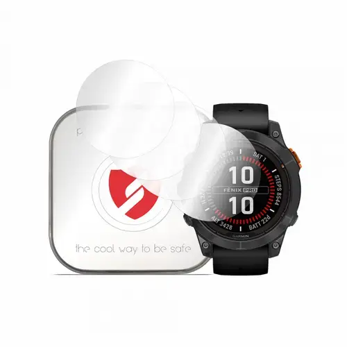 Folie Protectie Smart Protection Premium Classic pentru Garmin Fenix 7 Pro Solar, Set 4 bucati, Plastic