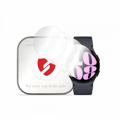 Folie Protectie Smart Protection Premium Classic pentru Samsung Galaxy Watch6 40mm, Set 4 bucati, Plastic