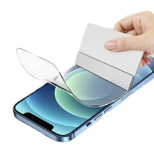 Folie Silicon 3D Self-Repair Clear Lemontti pentru Motorola Moto G72, Transparenta