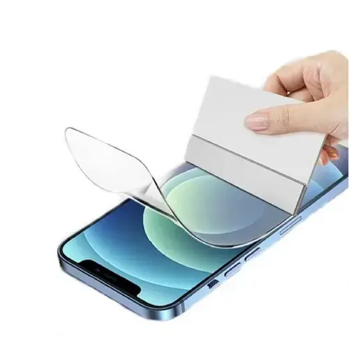 Folie Silicon 3D Self-Repair Clear Lemontti pentru Vivo V21 5G, Transparenta