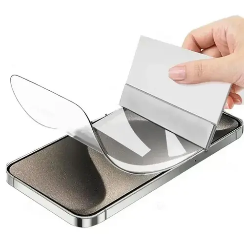 Folie Silicon Lemontti pentru iPhone 16, Transparenta