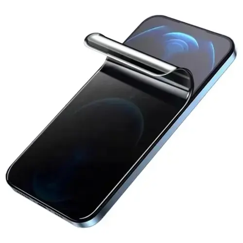 Folie Silicon Privacy Lemontti pentru iPhone 15