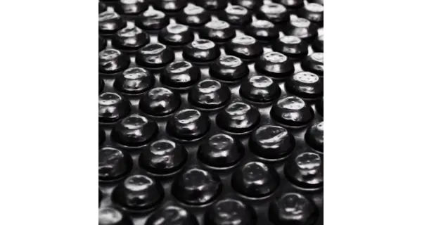 Folie solara patrata pentru incalzirea apei din piscina 8 x 5 m, Negru