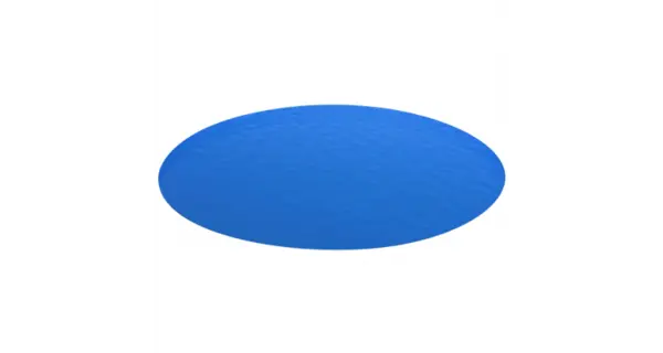 Folie solara rotunda din PE pentru piscina, 549 cm, albastru
