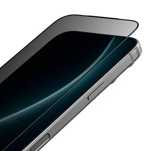 Folie Sticla Benks Premium Ultra Shield Privacy pentru iPhone 17 Pro cu aplicator inclus, Negru