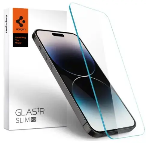 Folie Sticla Spigen Slim AGL05210 pentru Apple iPhone 14 Pro Max (Transparent)