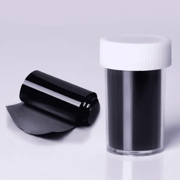 Folie Transfer Unghii Black 4x100 cm BP-02 | Nail Art Profesional Everin