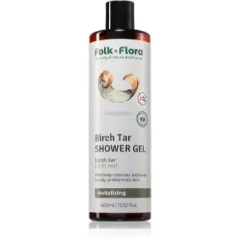 Folk & Flora Birch Tar gel de dus hranitor