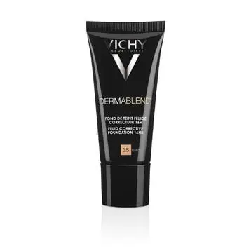 Fond de ten corector cu acoperire 16h Dermablend, Nuanta 35 Sand, 30 ml, Vichy