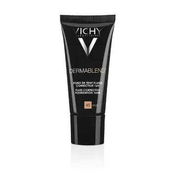 Fond de ten corector cu acoperire 16h Dermablend, Nuanta 45 Gold, 30 ml, Vichy