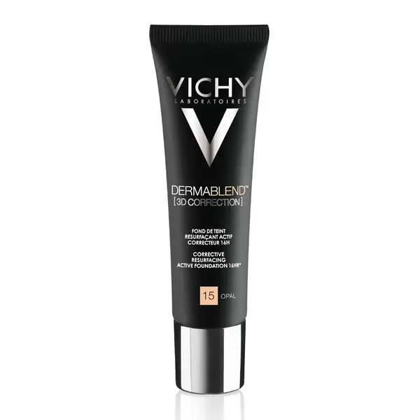 Fond de ten corector Dermablend imperfectiuni 3D, Nuanta 15, 30 ml, Vichy