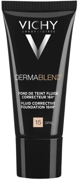 Fond de ten corector fluid Vichy Dermablend, nr. 15 Opal, SPF35, 30 ml