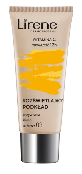 Fond de ten iluminator Beige 03, 30ml, Lirene