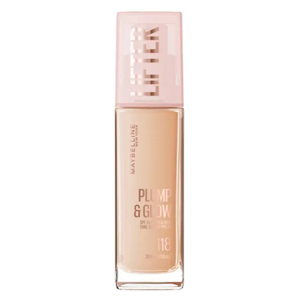 Fond de ten Lifter Plump & Glow Nr. 118, 30ml, Maybelline