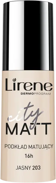 Fond de ten matifiant City Matt Light 203, 30ml, Lirene