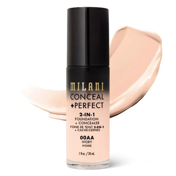 Fond de Ten Milani Conceal + Perfect 2 in 1 Foundation + Conceale