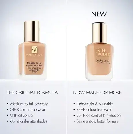 Fond de ten rezistent la transfer Estee Lauder Double Wear Stay In Place 3C2 Pebble, Formula Noua