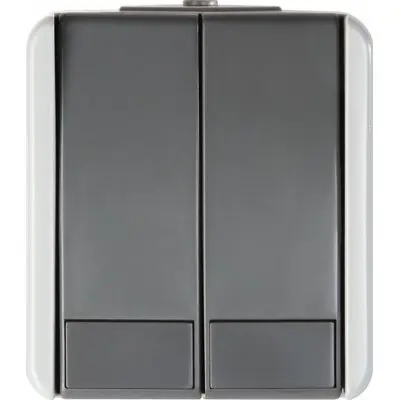 Fontana Int. Monopolar Serie 1P 10A IP44 Gri, TEM Modul TEM-SF51GY-U